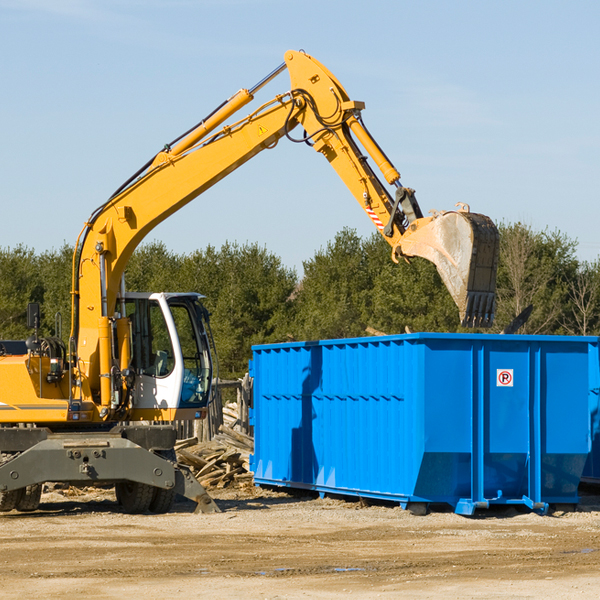 what happens if the residential dumpster is damaged or stolen during rental in Bradfordsville KY